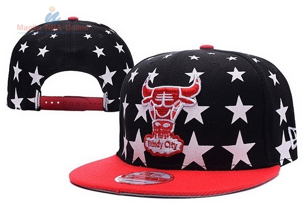 Acquista Cappelli 2016 Chicago Bulls Nero Rosso