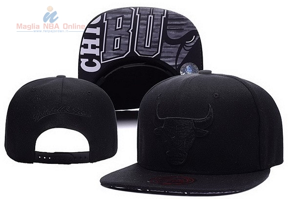 Acquista Cappelli 2016 Chicago Bulls Nero