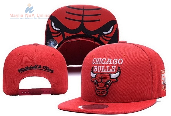 Acquista Cappelli 2016 Chicago Bulls Rosso 001