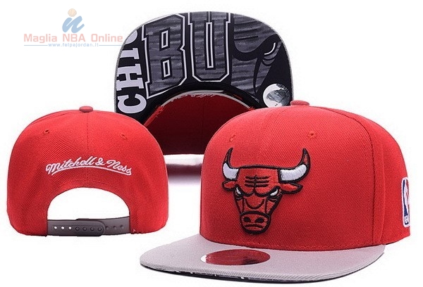 Acquista Cappelli 2016 Chicago Bulls Rosso 004