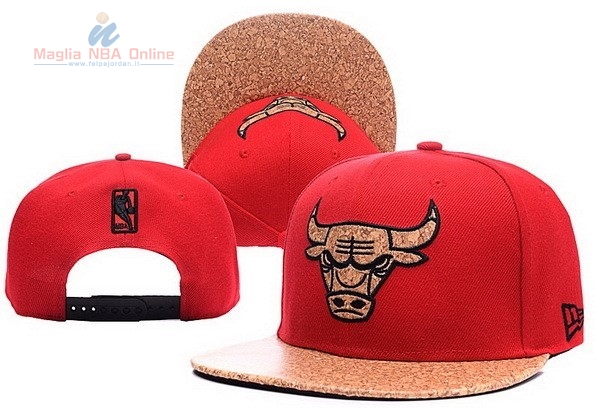 Acquista Cappelli 2016 Chicago Bulls Rosso Arancia