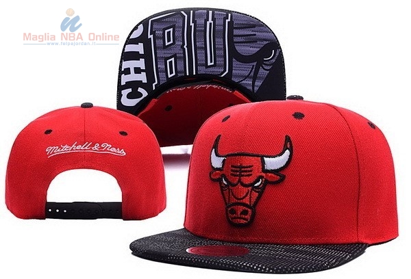 Acquista Cappelli 2016 Chicago Bulls Rosso Nero 001