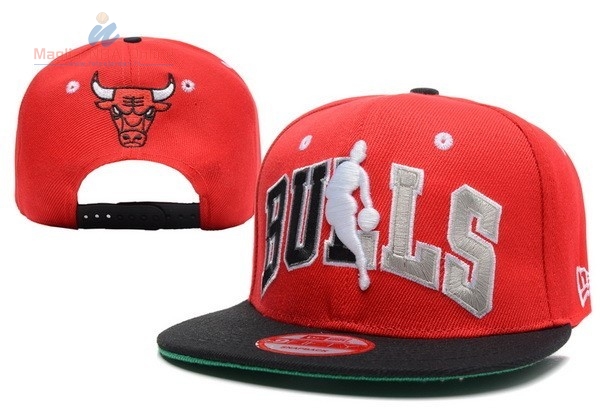 Acquista Cappelli 2016 Chicago Bulls Rosso Nero 002