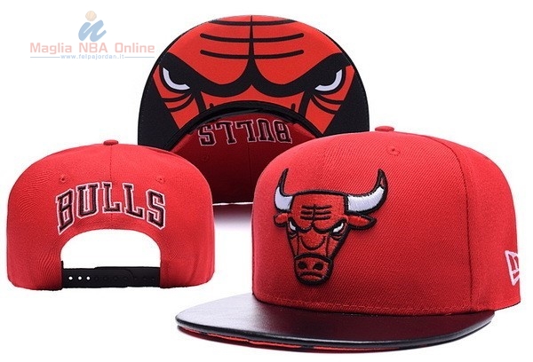 Acquista Cappelli 2016 Chicago Bulls Rosso Nero 005