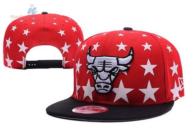 Acquista Cappelli 2016 Chicago Bulls Rosso Nero