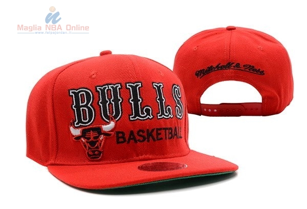 Acquista Cappelli 2016 Chicago Bulls Rosso