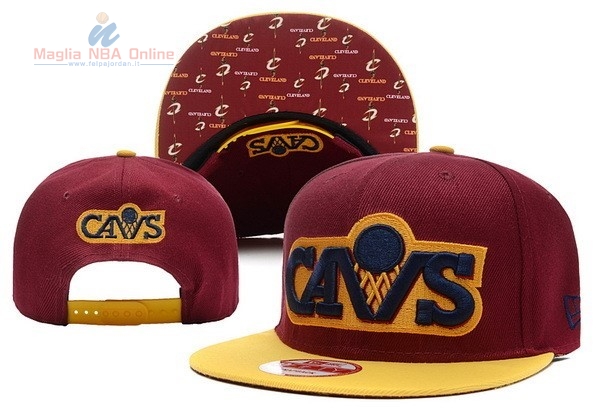 Acquista Cappelli 2016 Cleveland Cavaliers Giallo Rosso 001