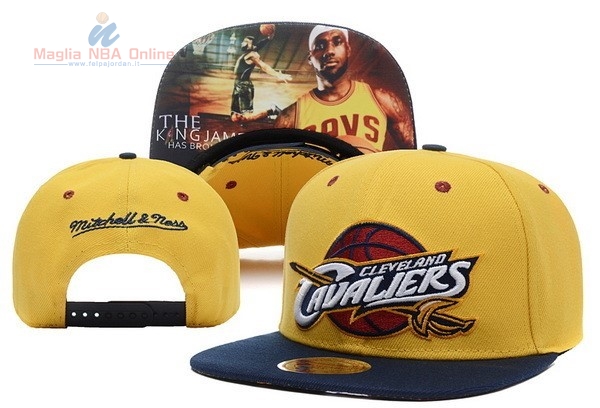 Acquista Cappelli 2016 Cleveland Cavaliers Giallon