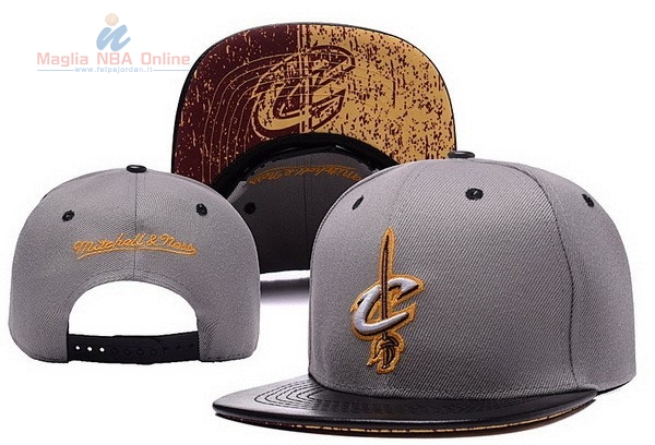 Acquista Cappelli 2016 Cleveland Cavaliers Grigio 002