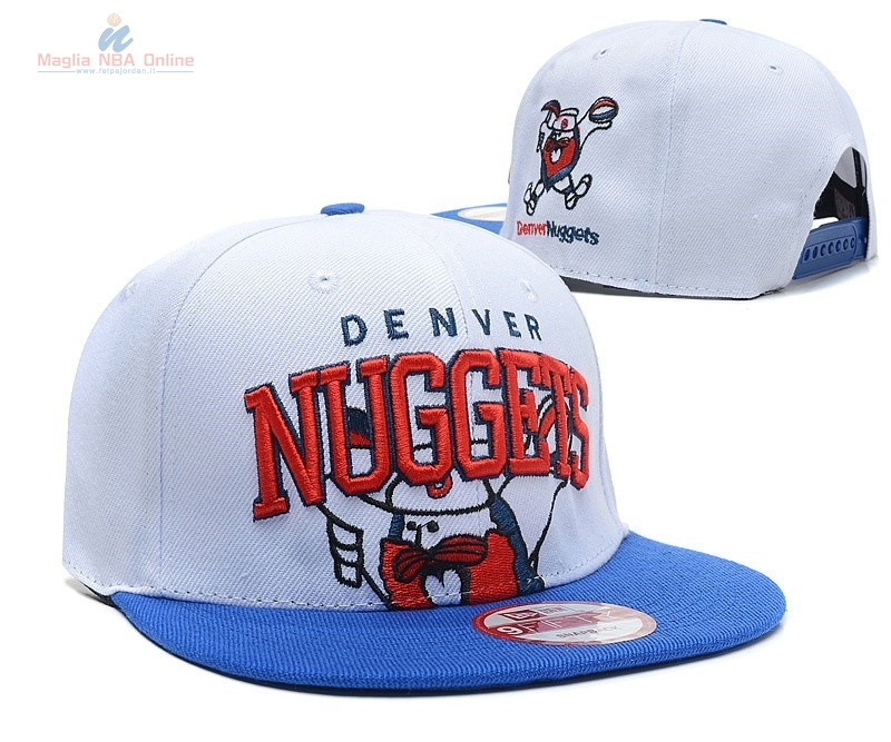 Acquista Cappelli 2016 Denver Nuggets Blu Bianco