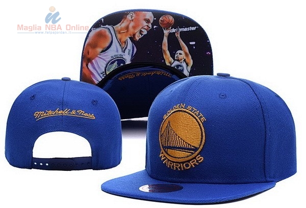 Acquista Cappelli 2016 Golden State Warriors Blu 001