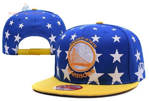 Acquista Cappelli 2016 Golden State Warriors Blu Giallo 002