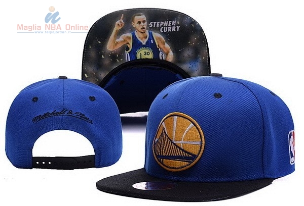 Acquista Cappelli 2016 Golden State Warriors Blu Nero 002