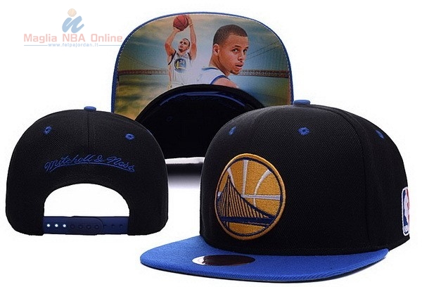 Acquista Cappelli 2016 Golden State Warriors Curry Nero Blu