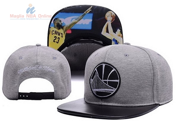 Acquista Cappelli 2016 Golden State Warriors Grigio Nero 001