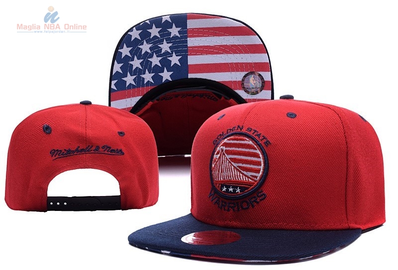 Acquista Cappelli 2016 Golden State Warriors USA Bandiera Rosso