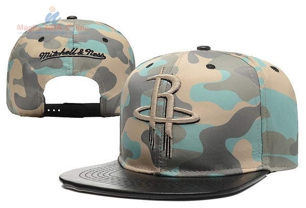 Acquista Cappelli 2016 Houston Rockets Camouflage Blu