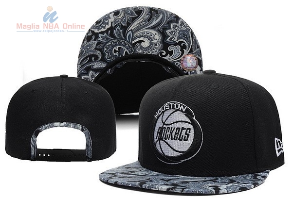 Acquista Cappelli 2016 Houston Rockets Nero