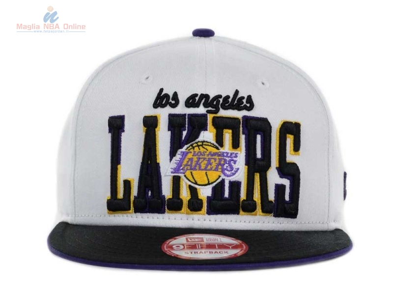 Acquista Cappelli 2016 Los Angeles Lakers Bianco