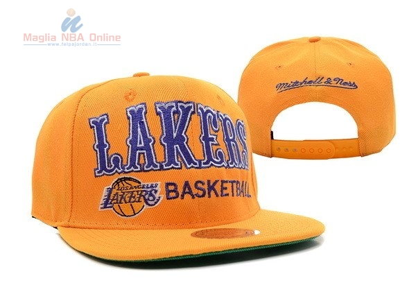 Acquista Cappelli 2016 Los Angeles Lakers Giallo 001
