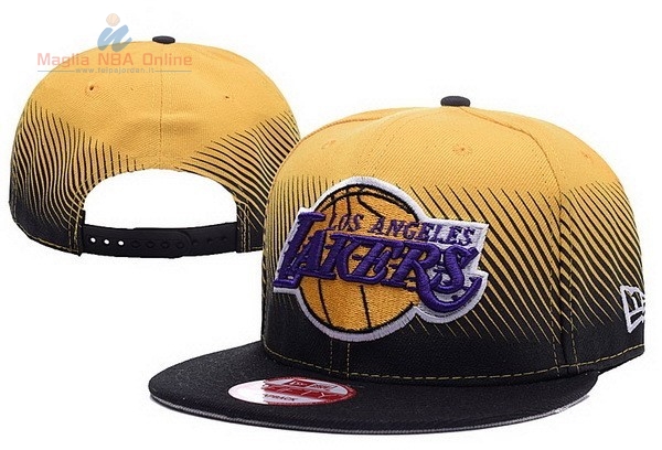 Acquista Cappelli 2016 Los Angeles Lakers Giallo Nero