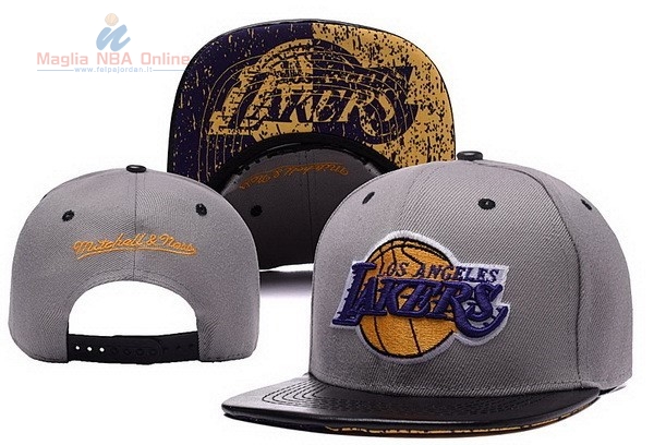 Acquista Cappelli 2016 Los Angeles Lakers Grigio 001