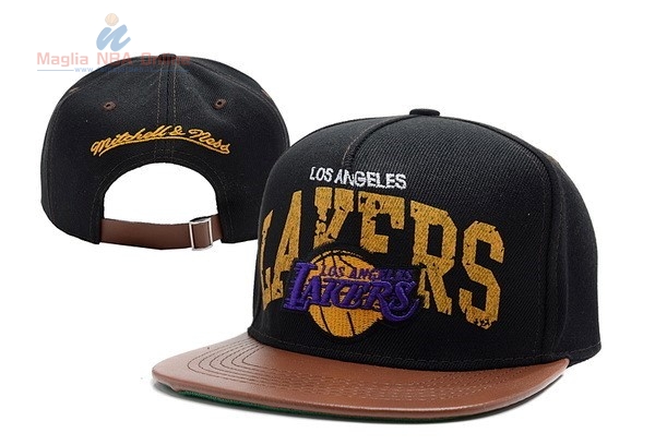 Acquista Cappelli 2016 Los Angeles Lakers Nero Marron