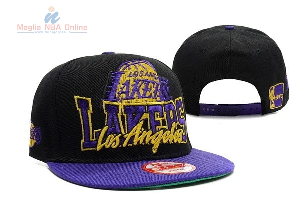 Acquista Cappelli 2016 Los Angeles Lakers Nero Porpora