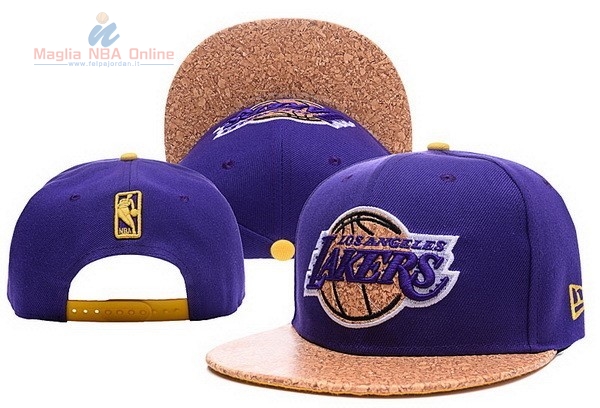 Acquista Cappelli 2016 Los Angeles Lakers Porpora Giallo
