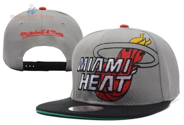 Acquista Cappelli 2016 Miami Heat Grigio Nero 002