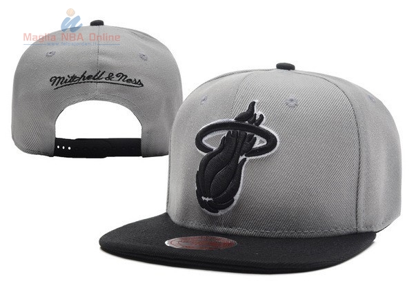 Acquista Cappelli 2016 Miami Heat Grigio Nero 003