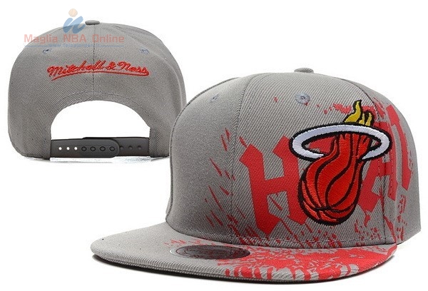 Acquista Cappelli 2016 Miami Heat Grigio Rosso 001