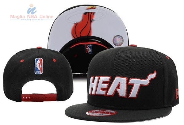 Acquista Cappelli 2016 Miami Heat Nero Bianco