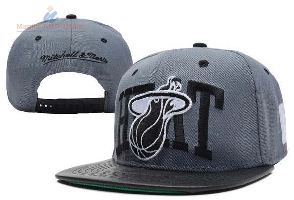 Acquista Cappelli 2016 Miami Heat Nero Grigio