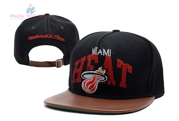 Acquista Cappelli 2016 Miami Heat Nero Marron