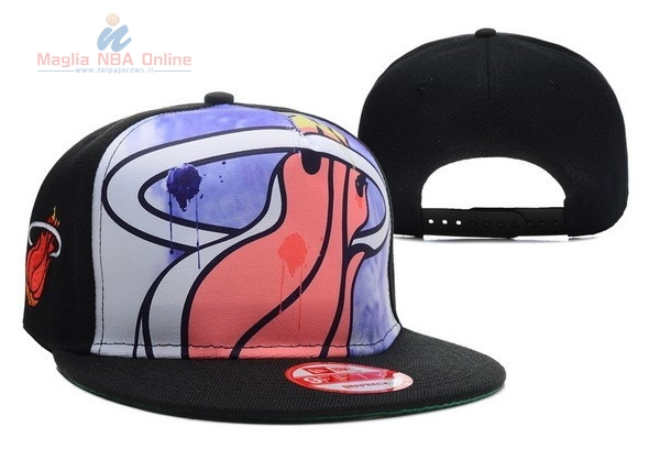 Acquista Cappelli 2016 Miami Heat Nero Porpora