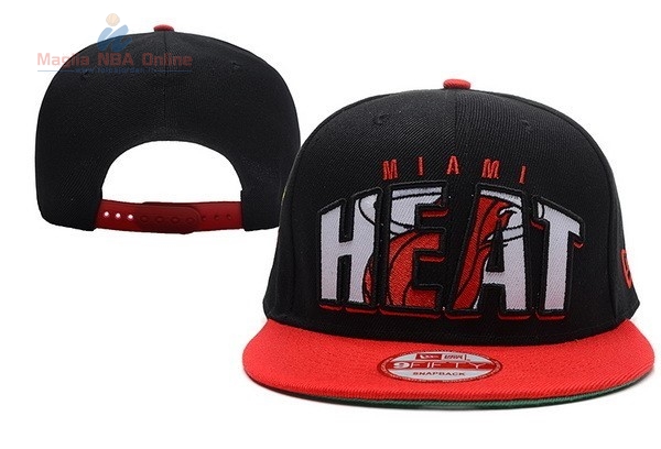 Acquista Cappelli 2016 Miami Heat Nero Rosso 002