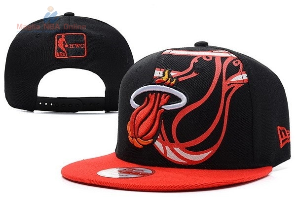 Acquista Cappelli 2016 Miami Heat Nero Rosso 004