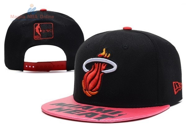 Acquista Cappelli 2016 Miami Heat Nero Rosso 005