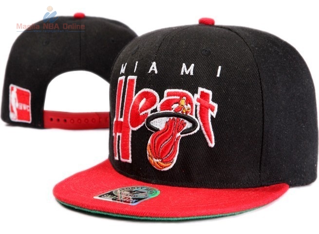 Acquista Cappelli 2016 Miami Heat Nero Rosso
