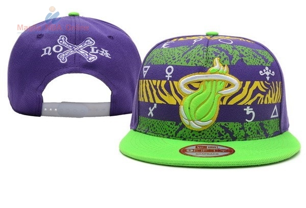 Acquista Cappelli 2016 Miami Heat Porpora Verde