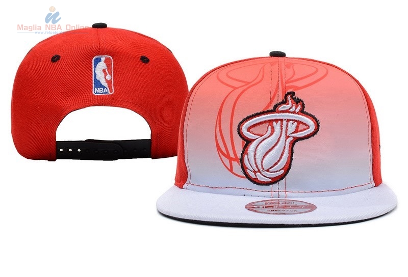 Acquista Cappelli 2016 Miami Heat Rosso Bianco