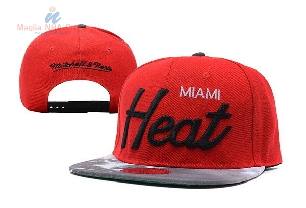 Acquista Cappelli 2016 Miami Heat Rosso Grigio 001