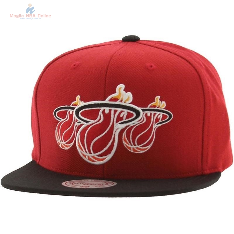 Acquista Cappelli 2016 Miami Heat Rosso Nero