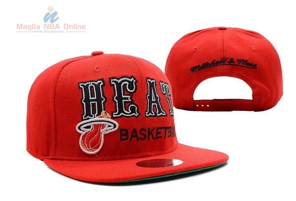 Acquista Cappelli 2016 Miami Heat Rosso