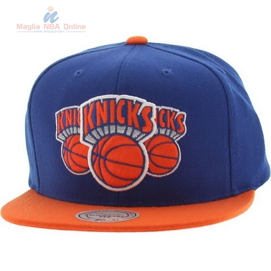 Acquista Cappelli 2016 New York Knicks Blu Arancia
