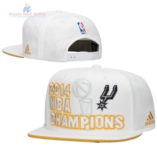 Acquista Cappelli 2016 San Antonio Spurs Bianco Oro