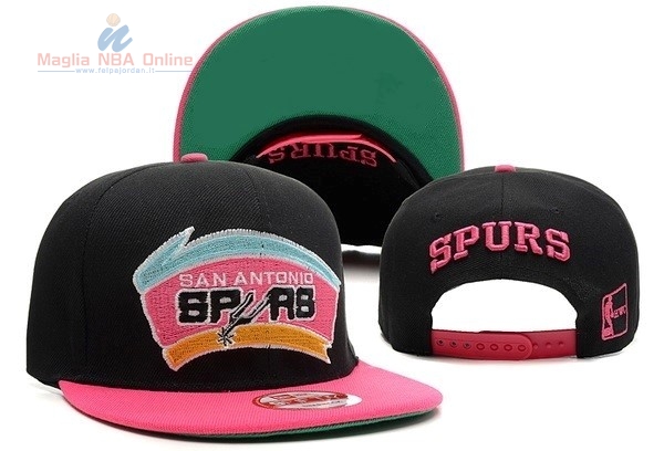 Acquista Cappelli 2016 San Antonio Spurs Nero Rose 001