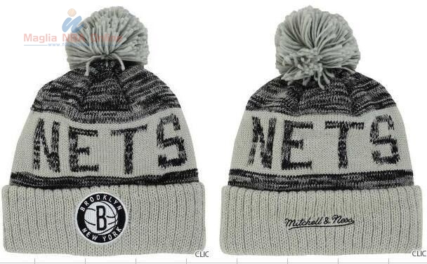 Acquista Cappelli di lana 2016 Brooklyn Nets Grigio