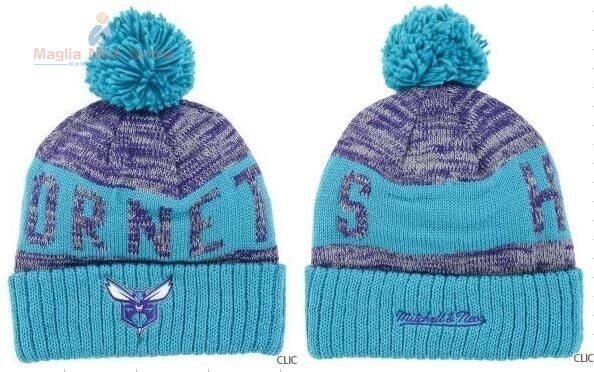 Acquista Cappelli di lana 2016 Charlotte Hornets Blu